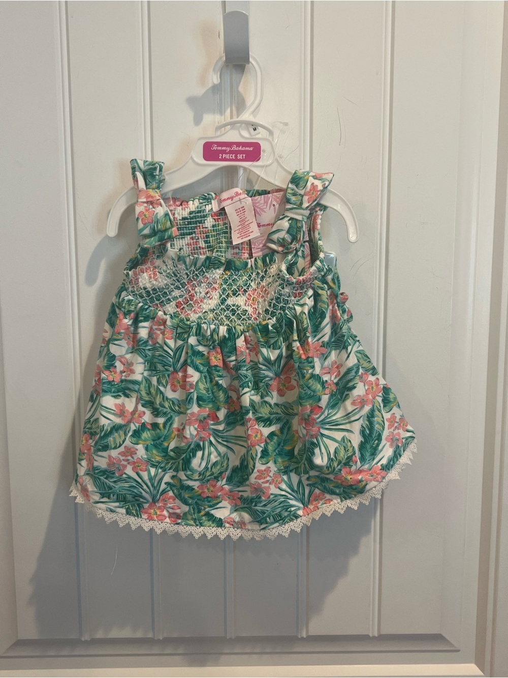 Tommy Bahama Kids Tropical Floral 3-Piece Set 6-9M NWT Hawaiian Resort Style